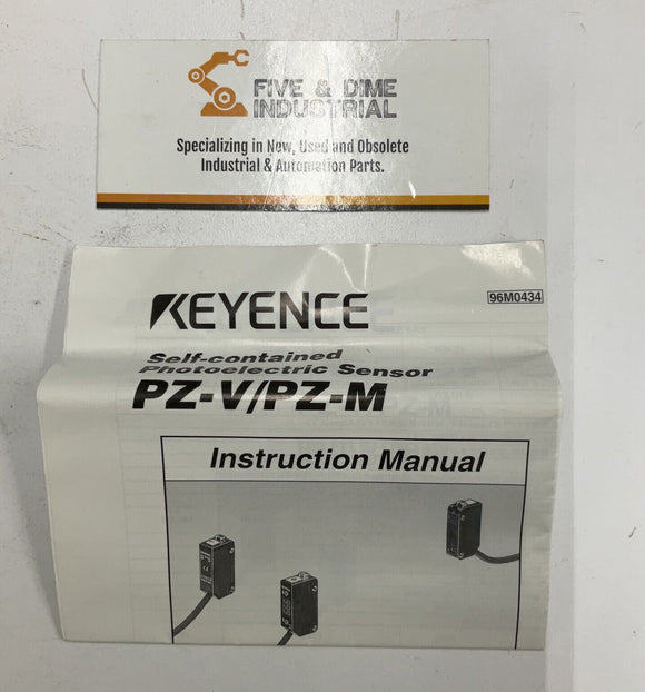 Keyence PZ-V/PZ-M Photoelectric Sensor