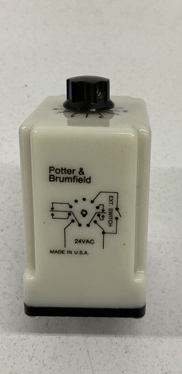 Potter Brumfield CB-1046B-38 Adjustable Time Delay Relay 1.8-180 sec