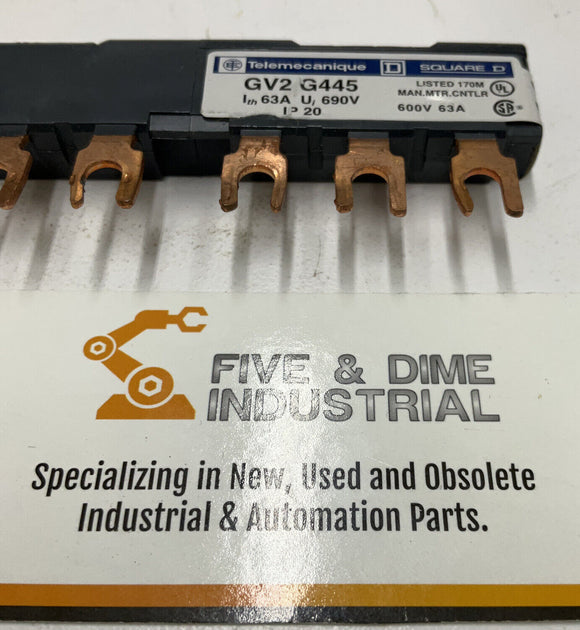 Telemecanique Square D GV2-G445 Buss Bar 690V 63A