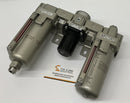 SMC AC41-N04D-8Z-X221 Filter Regulator and Lubricator Module-1