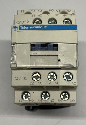 Schneider Electric Telemecanique CAD32BD Control Relay 24 VDC - 0