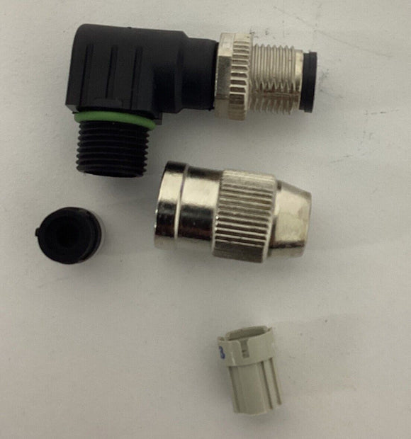 Murr 7000-12561-0000000 Mosa M12 4-Pole 90 Degree Field Connector