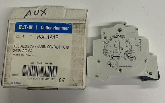 Eaton Hammer WAL1A1B Auxiliary Alarm Contact 240V 6A