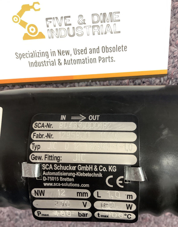 Sca Schucker 80433.000182 Hot Melt Heated Cable Hose