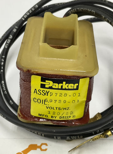 Parker 69729-01 Solenoid Coil 120VAC 60HZ - 0