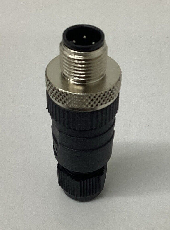 Lumberg RSC3/7  M12, 3-Pole Screw Terminal Field Connector