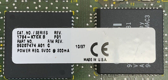 Allen Bradley 1794-KTCX15 / 96207474-A01 Network Interface Card