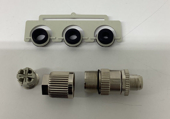 Murr 7000-14521-0000000 Mosa M12 Male Straight Field Connector