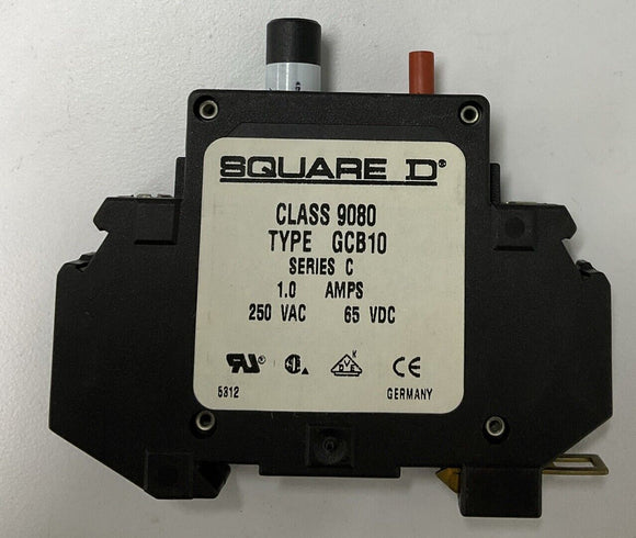 Square D 9080-GCB10 Circuit Breaker Series C 1.0 Amp 250 VAC