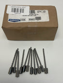 Osborn 35021 Tube Brush 12-Pack .003" Wire 1/4", Diameter Steel 3/32" Stem-2