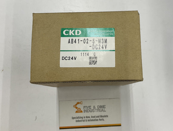 CKD AB41-02-5-M3M-DC24V Solenoid Valve