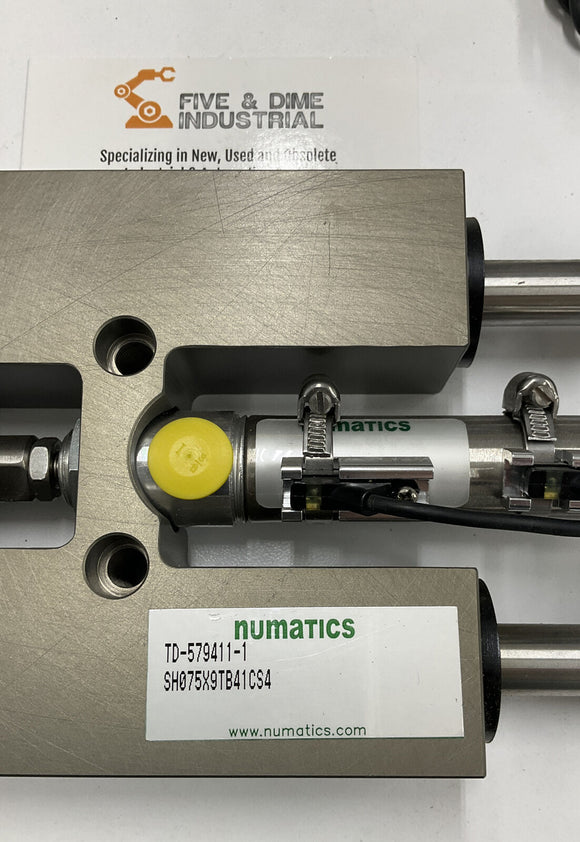Numatics SH075X9TB41CS4 Pneumatic Slide w/ Cylinder and Switches