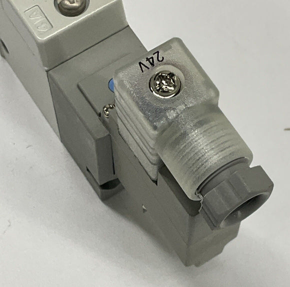 SMC SY9120-5DZ-03F-Q 24 VDC Solenoid Valve with Connector