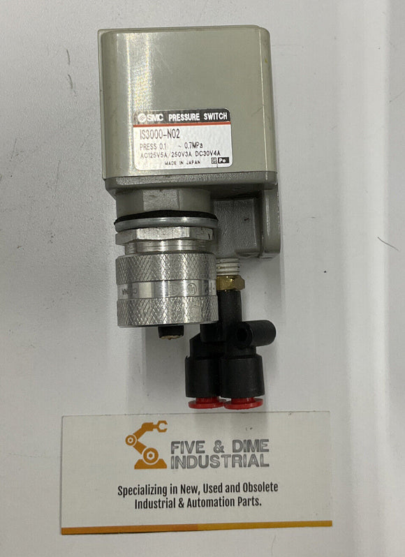 SMC IS3000-N02 Pneumatic Pressure Switch