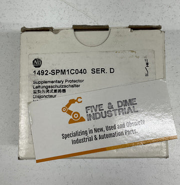 Allen Bradley 1492-SPM1C040 4 Amp Circuit Breakers. Box of (2)