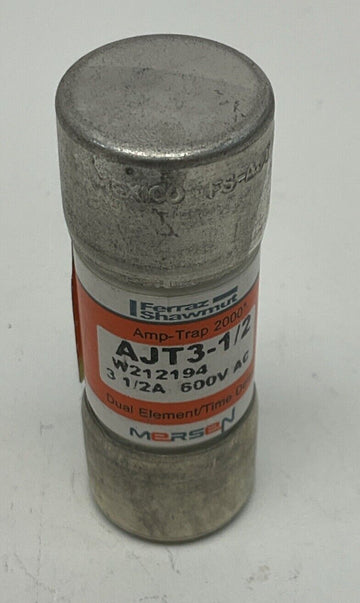 Mersen Amp-Trap AJT3-1/2, 3.5A Time Delay Dual Fuse 600V - 0