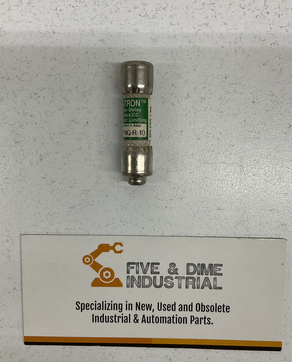 Bussmann Buss FNQ-R-10 10A Time Delay Fuse 600V Lot of 2