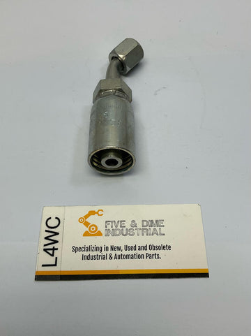 Kurt Hydraulics FJX45-08-06 1/2'' Hose ID Crimp x 3/8'' JIC Female 37°