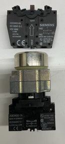 Siemens 3SB3605-0AA61 White Illuminated Pushbutton-2