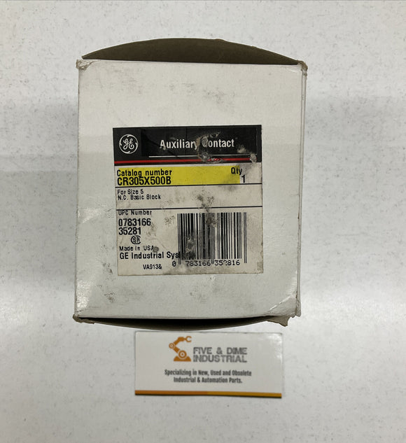 General Electric CR305X500B Auxillary Contact