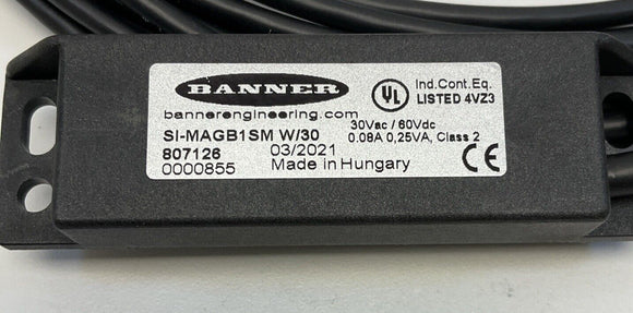 Banner SI-MAGB1SM Safety Switch W/30