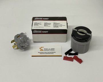 Cooper Arrow Hart Locking Plug Gray 20A/4P/4W