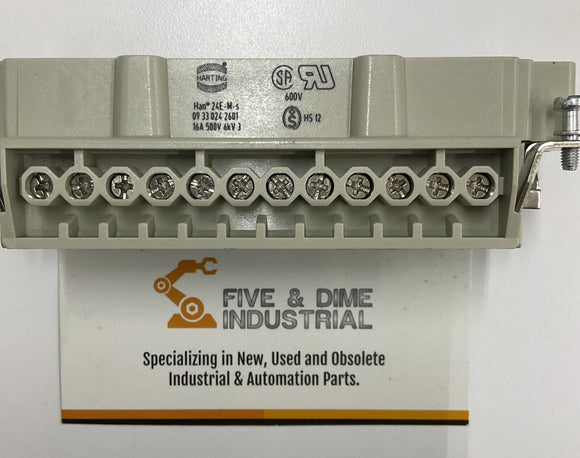 Harting 09330242601 Connector Contact Block  Han 24 E STI-S Insert