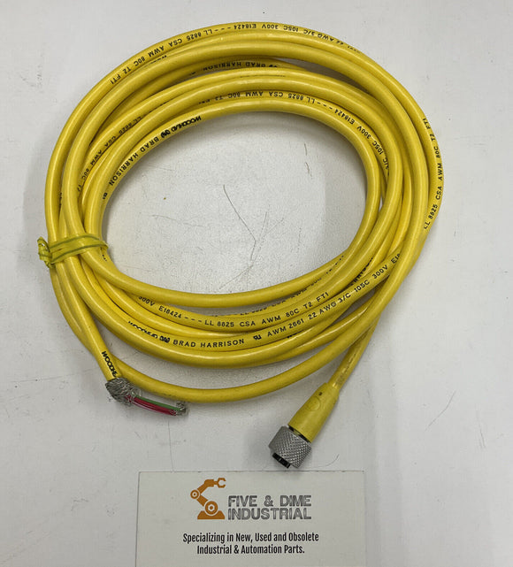 Omron Y96E-33SA12 3-Pin Straight Connector Cable 12F