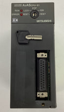 Mitsubishi A2ASCPU-S1 CPU PLC, 14k Step Processor w/ Key-2