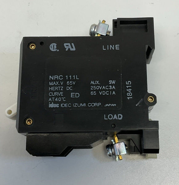 Idec NRC111L Breaker with Auxiliary Contact