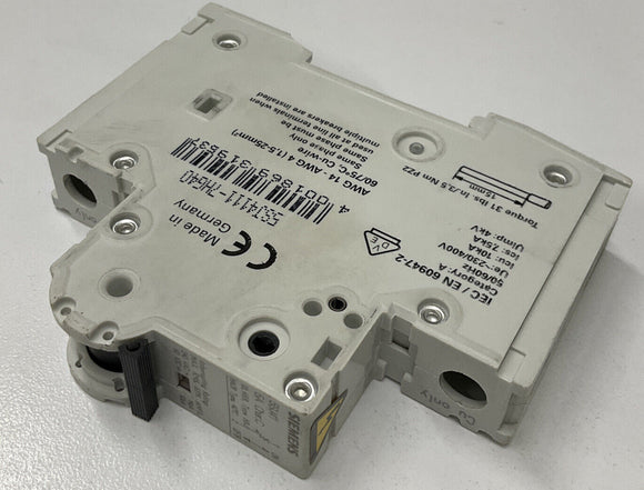 Siemens 5SJ4102-7HG40 Circuit Breaker