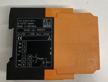 IFM Efector SR0127 Control Monitor 24VDC D-45127 - 0