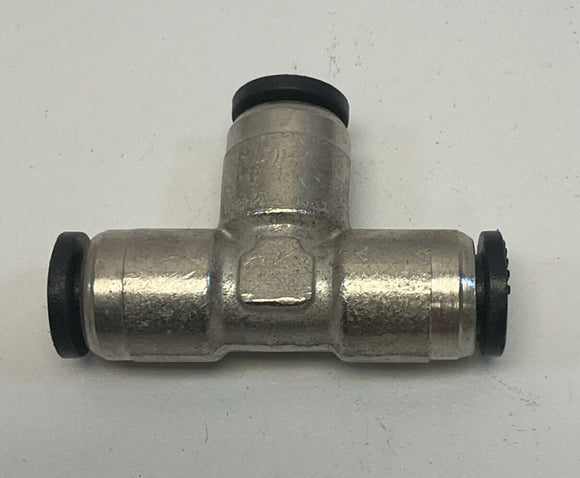 Numatics N110-006-000 Push-In "T" Union Tee Tube Fitting 6mm. (5) Pcs.