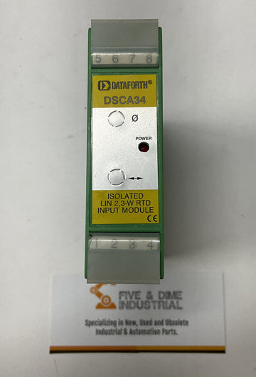 Dataforth  DSCA34-02C Isolated Lin 2,3-W RTD Isolated Input Module - 0