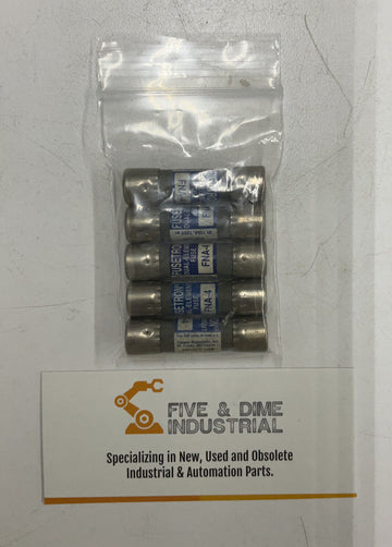 Bussmann Fusetron FNA-4  Dual Element Fuse 4A 125V Lot of 5