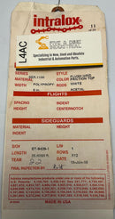 Intralox 1100 Series 5" X 25' White Flush Grid Friction Top Belt-5