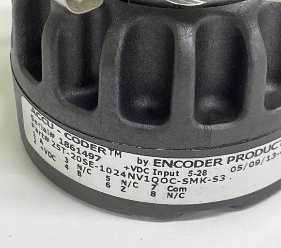 Accu-Coder / Encoder Products 25T-20SE-1024NV1QOC-SMK-S3 Encoder 5-28VDC