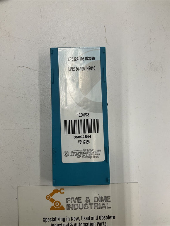 Ingersoll Rand LPE324-106 IN2010 Carbide Inserts Box of 10