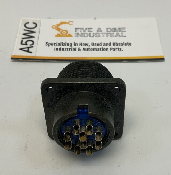 DDK DMS 10-Pin Panel Mount Receptacle Socket  Female