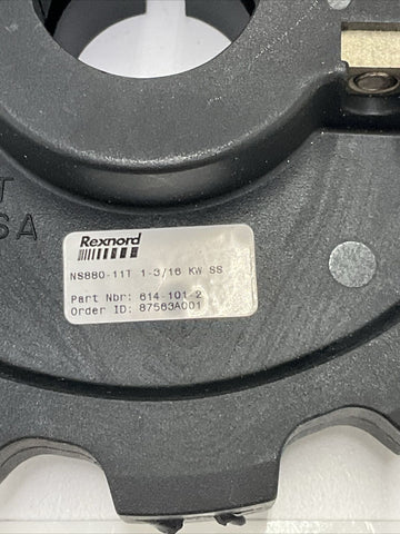 Rexnord 614-101-2 KW SS MatTop Sprocket NS880-11T 1-3/16 - 0