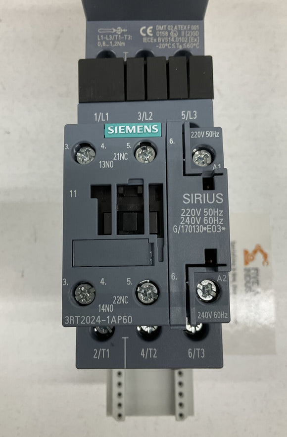 Siemens 3RA21251JD240AP6 FastBus Combination Starter 7-10 Amps 240 Vac