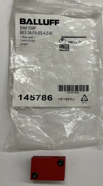 Balluff BES 08-FA-BS-4, 0-W Sensor Bracket BAM009P - 0