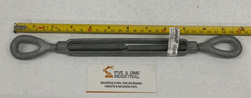 Campbell 625-030 3/8" Hot Dipped Galvanized Steel Turnbuckle