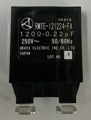Okaya RMTE-121224-FA Surge Suppressor .22uF-120Ohm 250V - 0