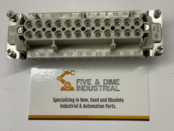 Ilme Cnf-24  Mencom 10.1970 24 Pin Female Rectangular Insert