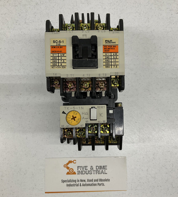 Fuji Electric SW-5-1/2E Magnetic Switch 100-110V 1.7-2.6A