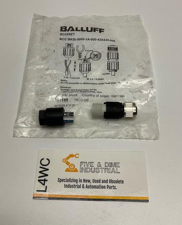 Balluff BCC M435-0000-1A-000-43X434-000 4-Wire Connector BCC06ZY