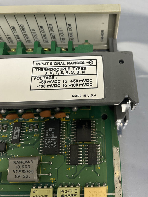 Allen Bradley 1746-NT4 Ser. B Thermocouple / m V Input Module