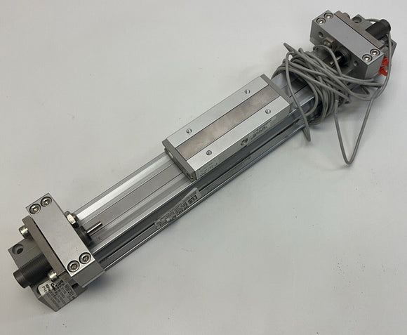 SMC MY1B32G-200H-Y7NWL Rodless Cylinder w/ Shock Absorber & Sensors