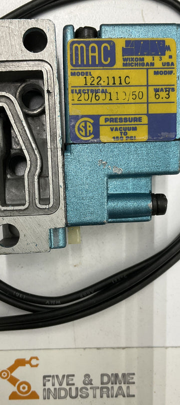 Mac 122-111C Solenoid Valve 150 PSI - 0